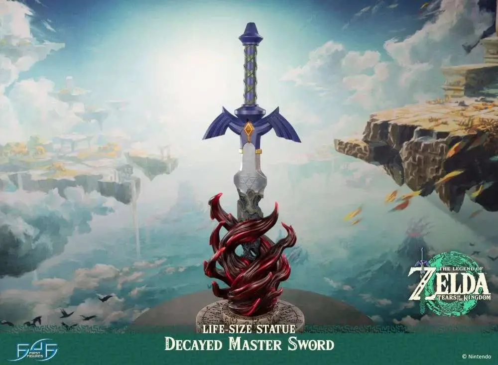 Legend of Zelda Tears of the Kingdom Decayed Master Sword Life Size Statue DS Modellismo Legend Zelda Tears Kingdom Decayed Master