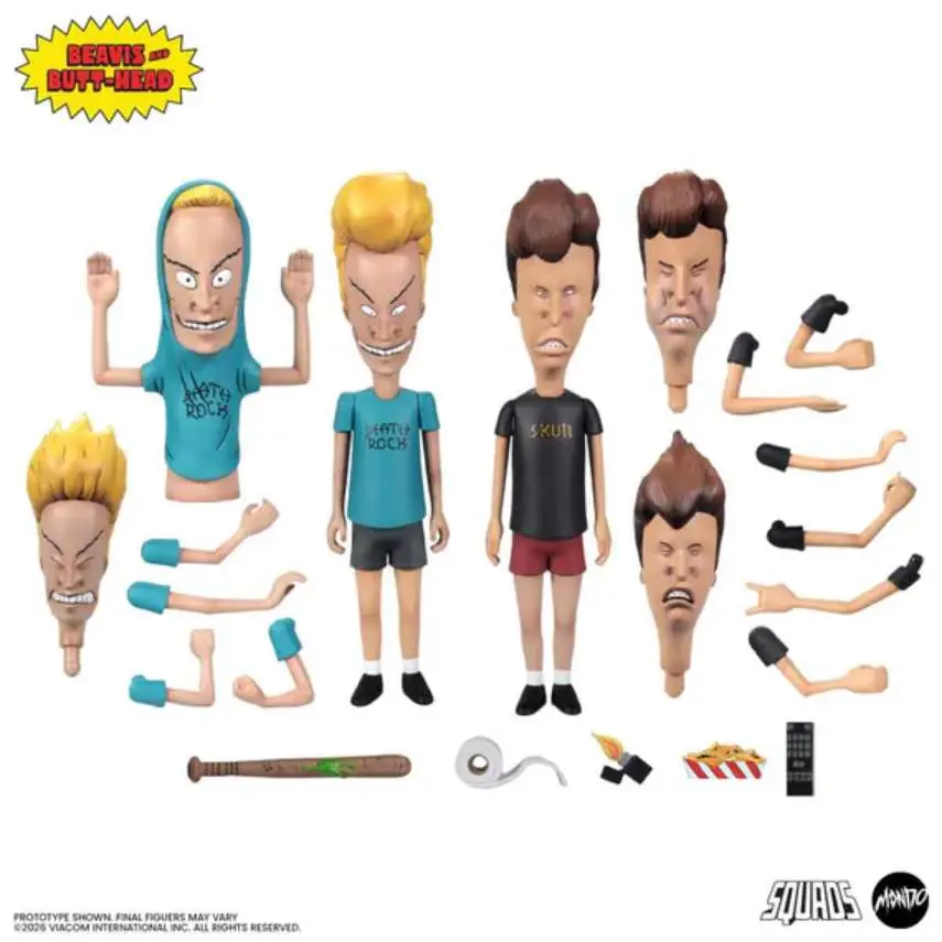 Beavis and Butt-Head Figure Set DS Modellismo Beavis Butt-Head Figure Set MONDO