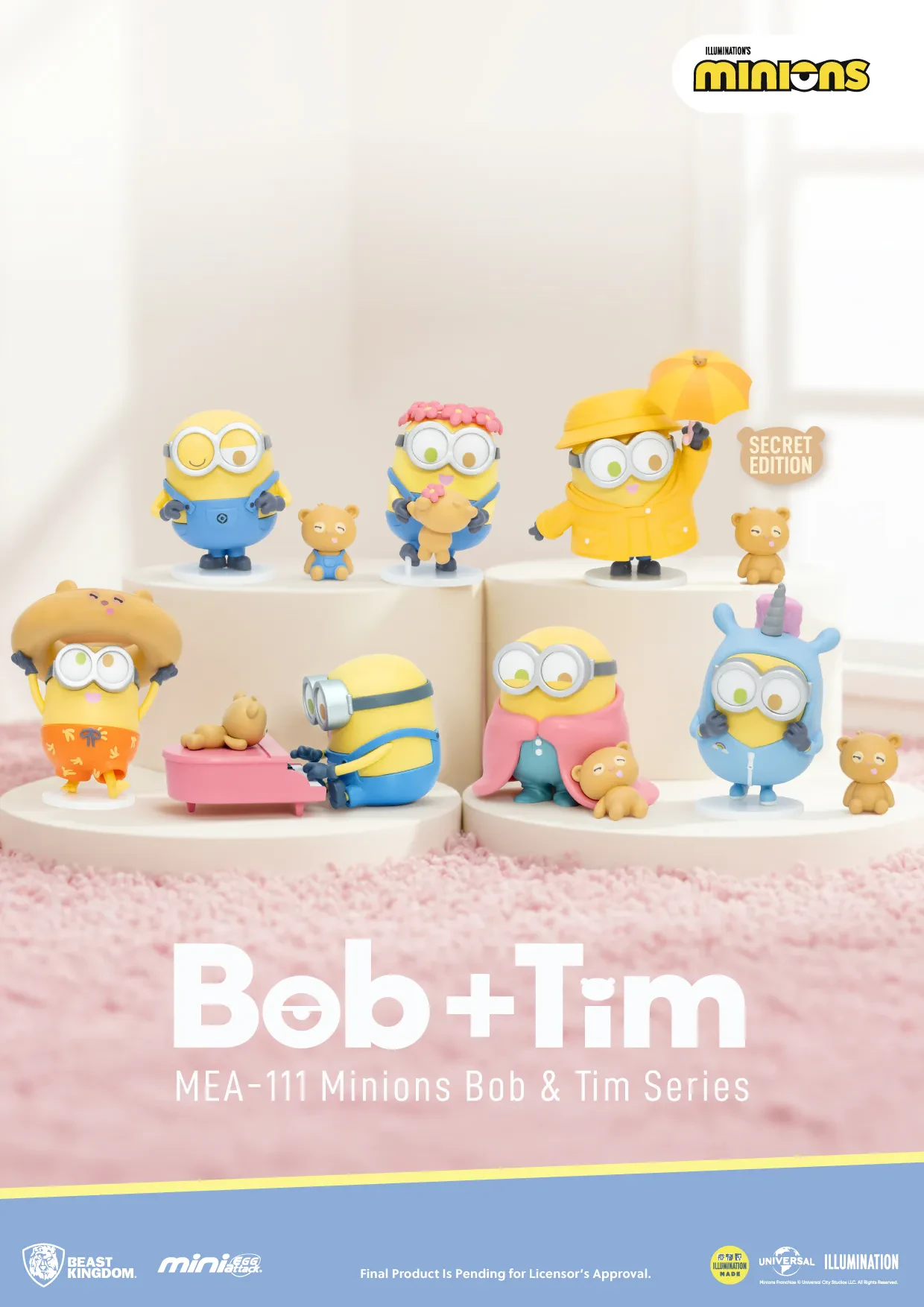 Minions Bob & Tim Mini Egg Attack Series Set (6) DS Modellismo Minions Bob & Tim Mini Egg Attack (6)