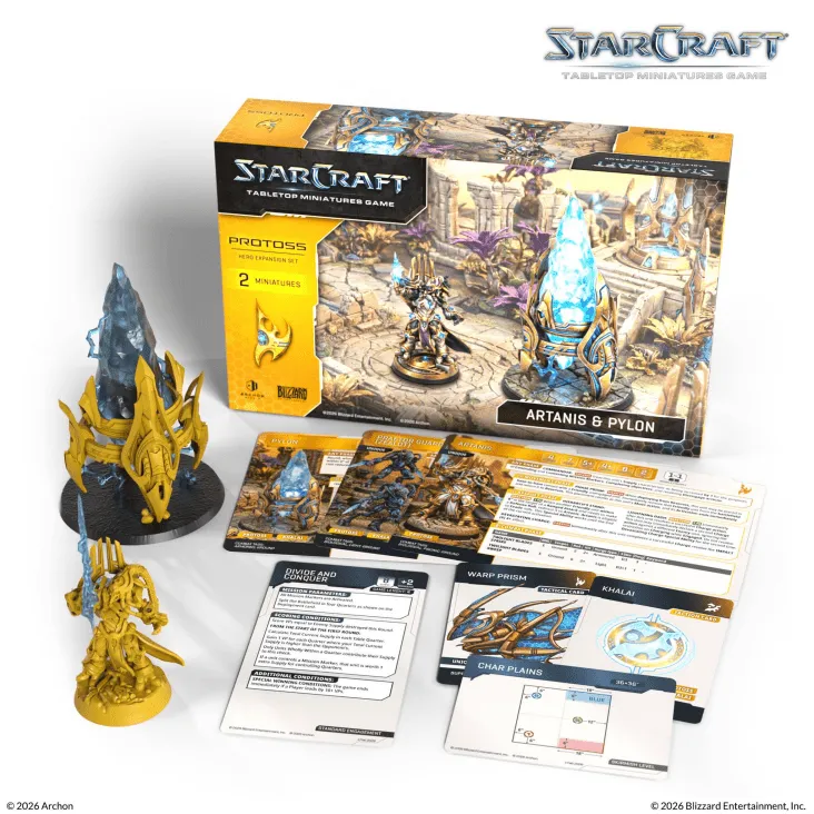 Starcraft Artanis & Pylon Box DS Modellismo Starcraft Artanis & Pylon Box ARCHON GAMES