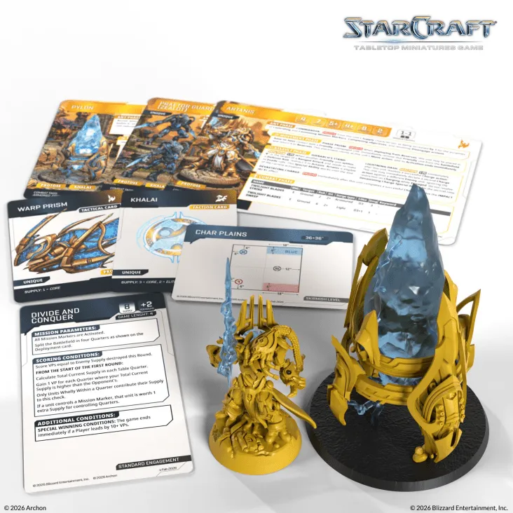 Starcraft Artanis & Pylon Box DS Modellismo Starcraft Artanis & Pylon Box ARCHON GAMES