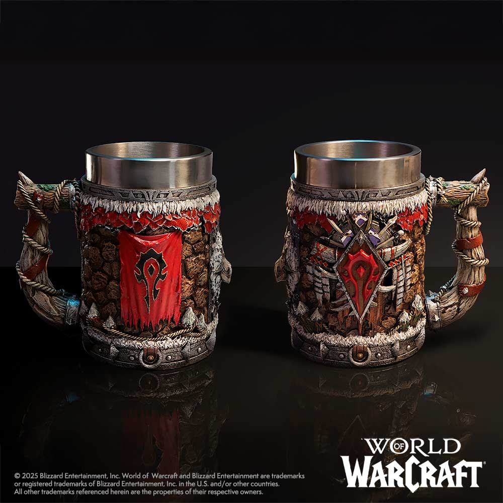 Boccale World OF Warcraft Horde DS Modellismo Boccale World Warcraft Horde NEMESIS NOW