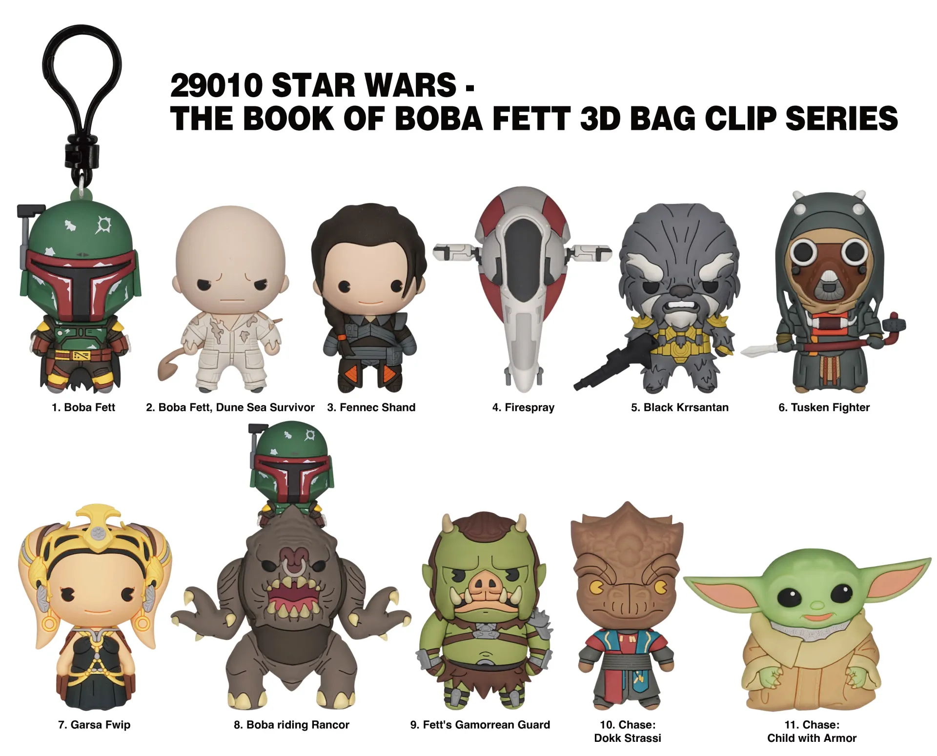 Clip ferma sacchetti Book OF Boba Fett Blind Box Display (24) DS Modellismo Clip ferma sacchetti Book Boba Fett Blind