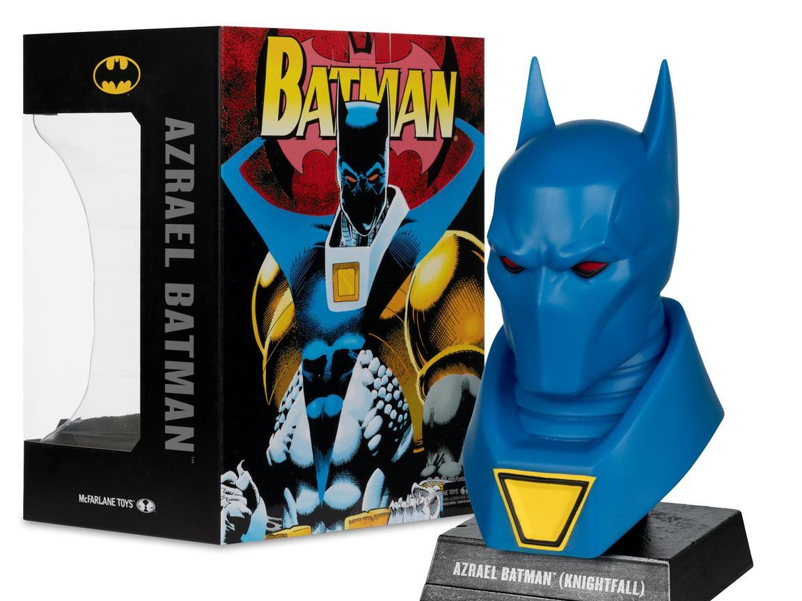 DC Direct Batman 1:3 Cowl Prop Replica Azrael Batman Knightfall DS Modellismo Dc Direct Batman Cowl Prop Replica scala 1:3