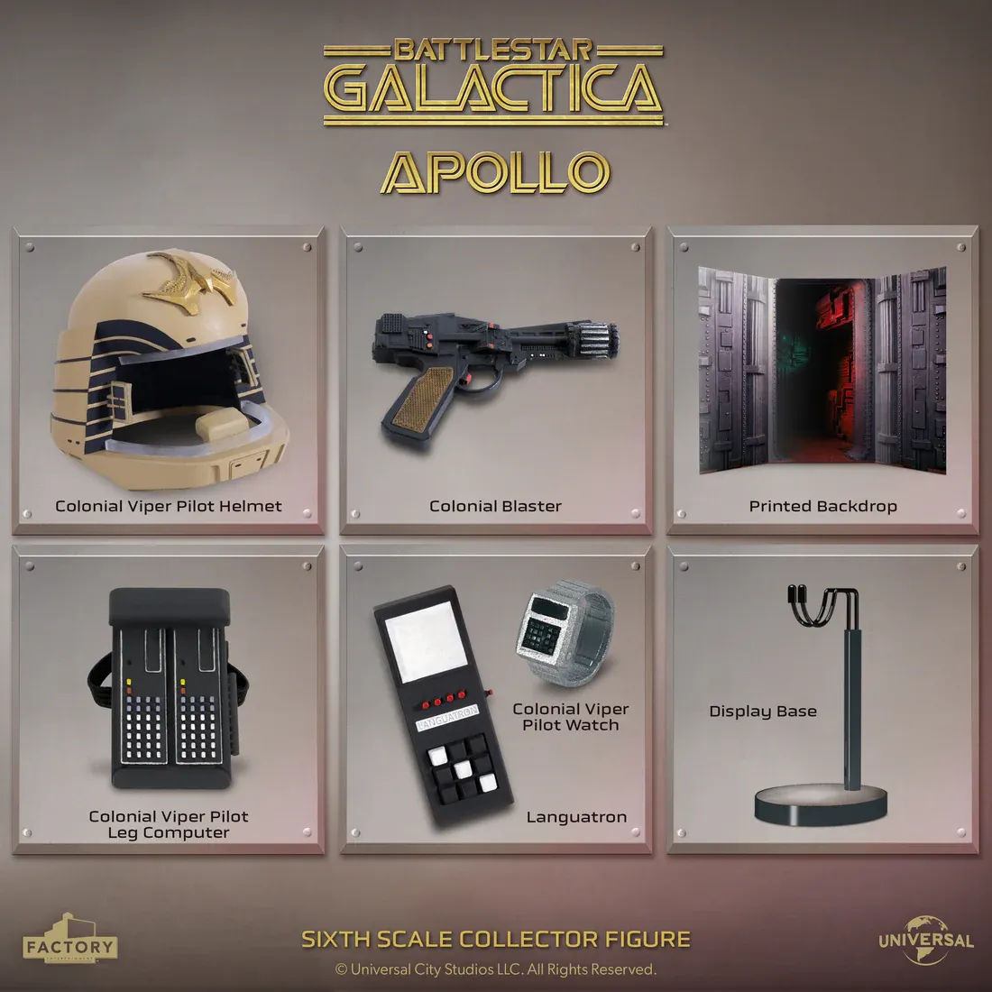 Battlestar Galactica 1/6 Scale Captain Apollo Figure DS Modellismo Battlestar Galactica Scale Captain scala 1/6