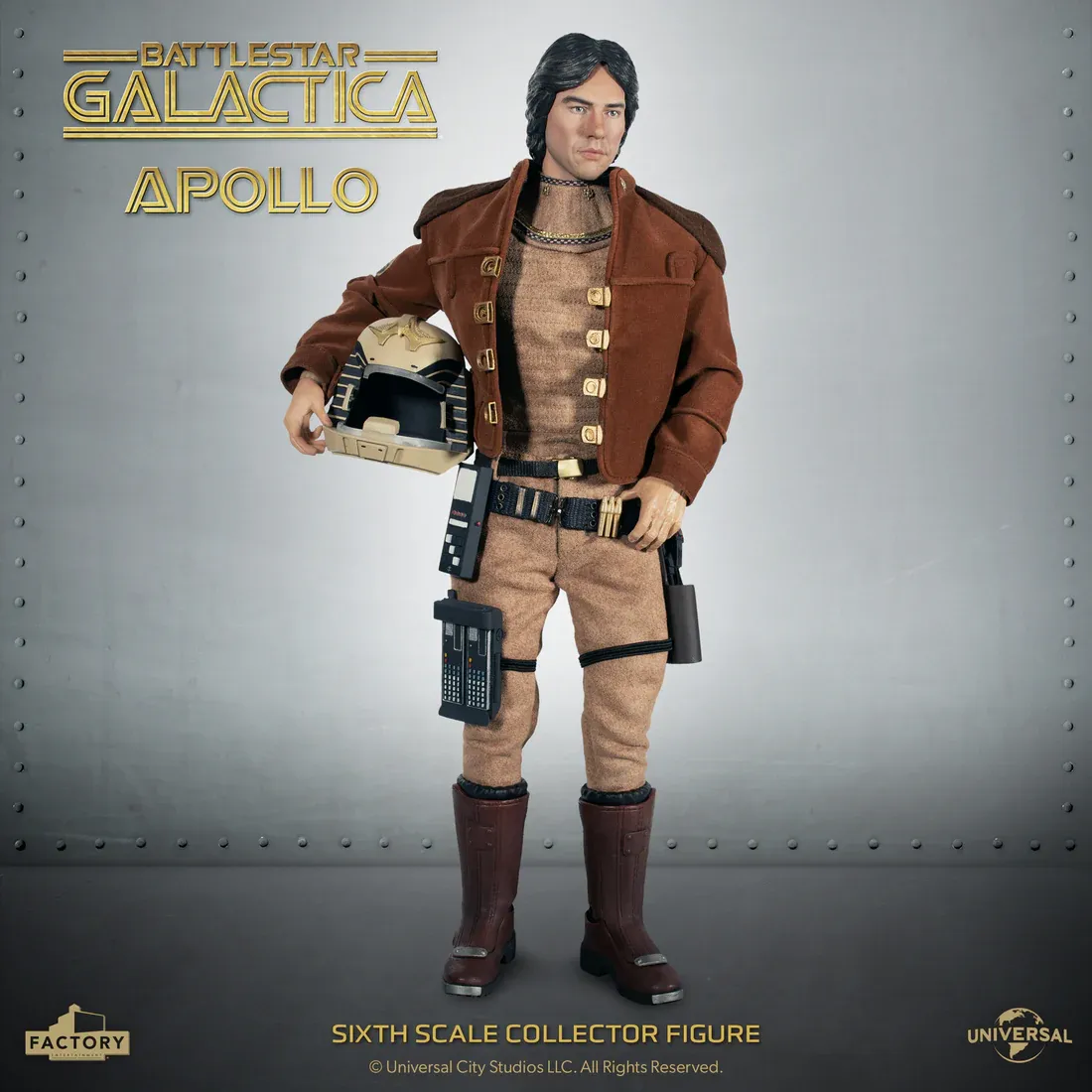 Battlestar Galactica 1/6 Scale Captain Apollo Figure DS Modellismo Battlestar Galactica Scale Captain scala 1/6
