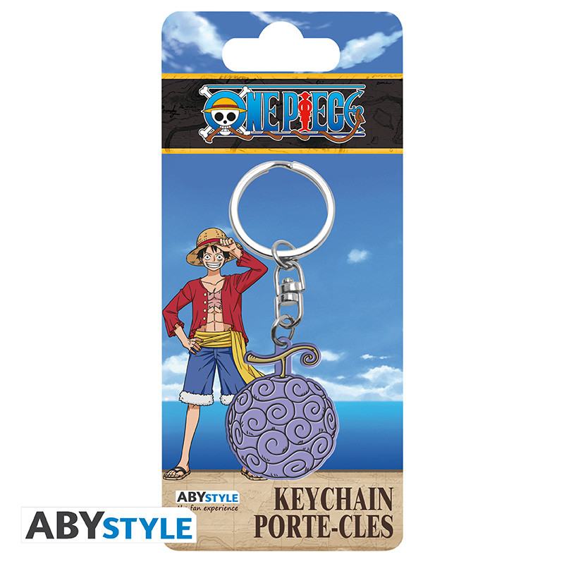 Portachiavi One Piece Gum Gum Devil Fruit PVC DS Modellismo Portachiavi One Piece Gum Gum Devil Fruit