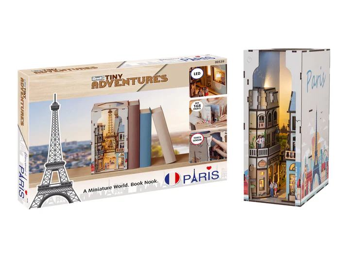 Paris Tiny Adventures Book Nook DS Modellismo Paris Tiny Adventures Book Nook REVELL