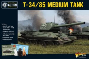 Bolt Action T34/85 Medium Tank WARLORD GAMES