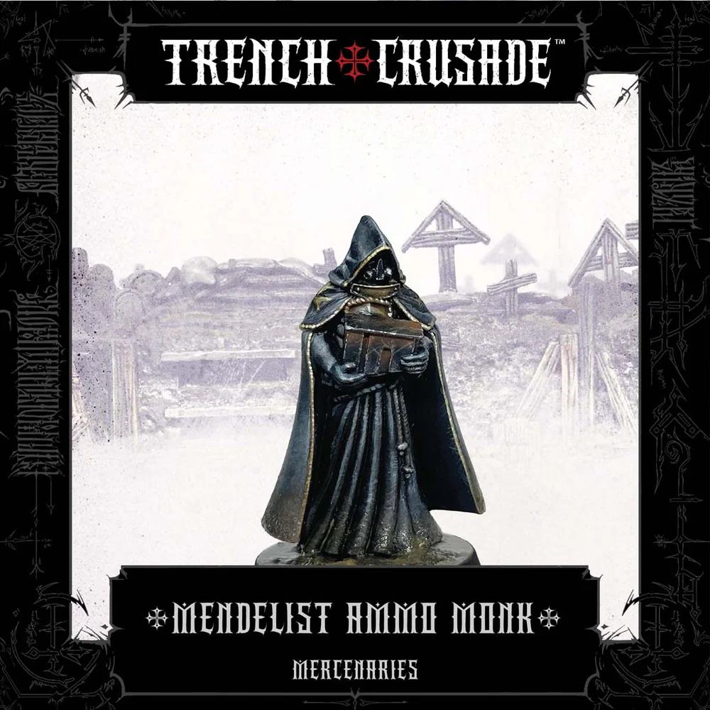Trench Crusade Mendelist Ammo Monk DS Modellismo Trench Crusade Mendelist Ammo Monk