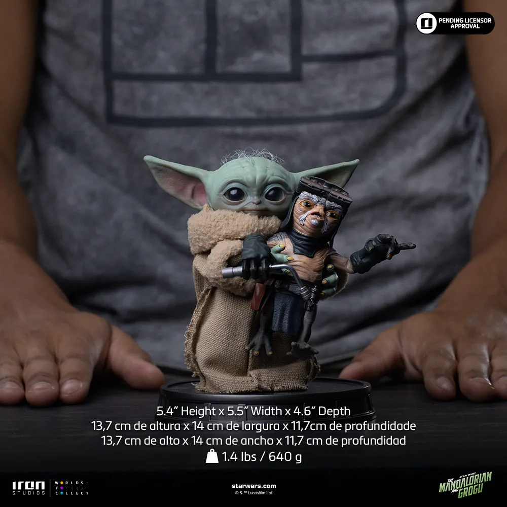 Statua Mandalorian & Grogu Movie Grogu NO Squeezy 1/4 Legacy DS Modellismo Statua Mandalorian & Grogu Movie scala 1/4