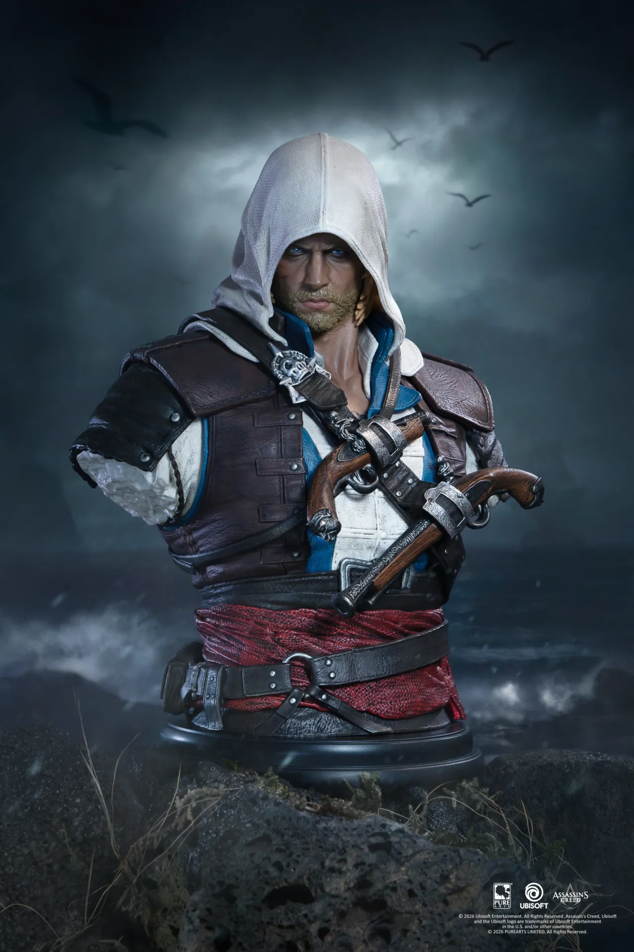 Assassin’s Creed Black Flag Resynced Edward Kenway 1/4 Scale Bust DS Modellismo Assassin’s Creed Black Flag scala 1/4