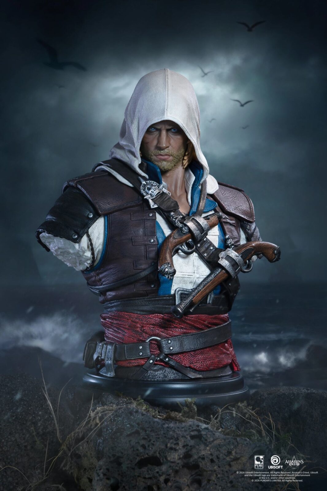 Assassin’s Creed Black Flag Resynced Edward Kenway 1/4 Scale Bust DS Modellismo Assassin’s Creed Black Flag scala 1/4