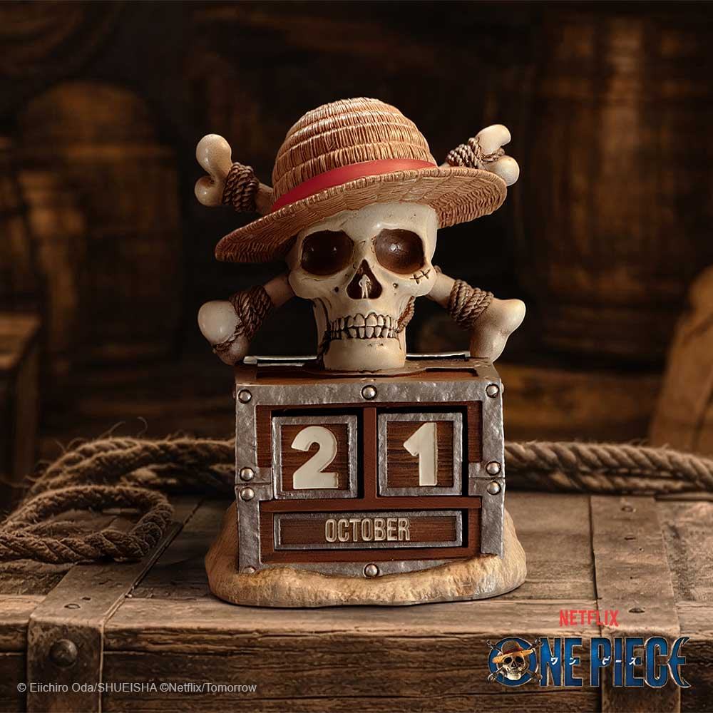 Calendario One Piece Luffy Jolly Roger Perpetual DS Modellismo Calendario One Piece Luffy Jolly Roger