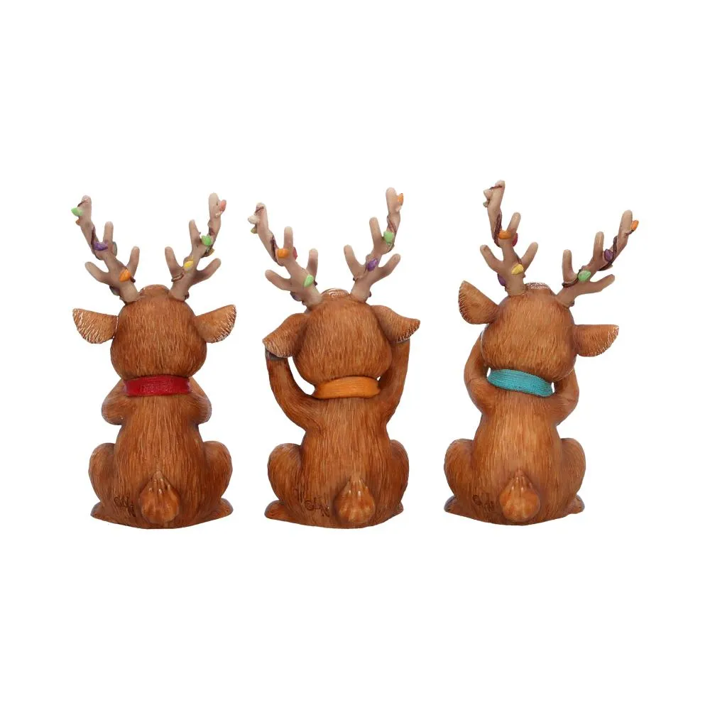Three Wise Reindeer Figure DS Modellismo Three Wise Reindeer NEMESIS NOW