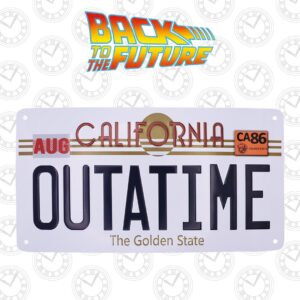 Back to Future License Plate Official