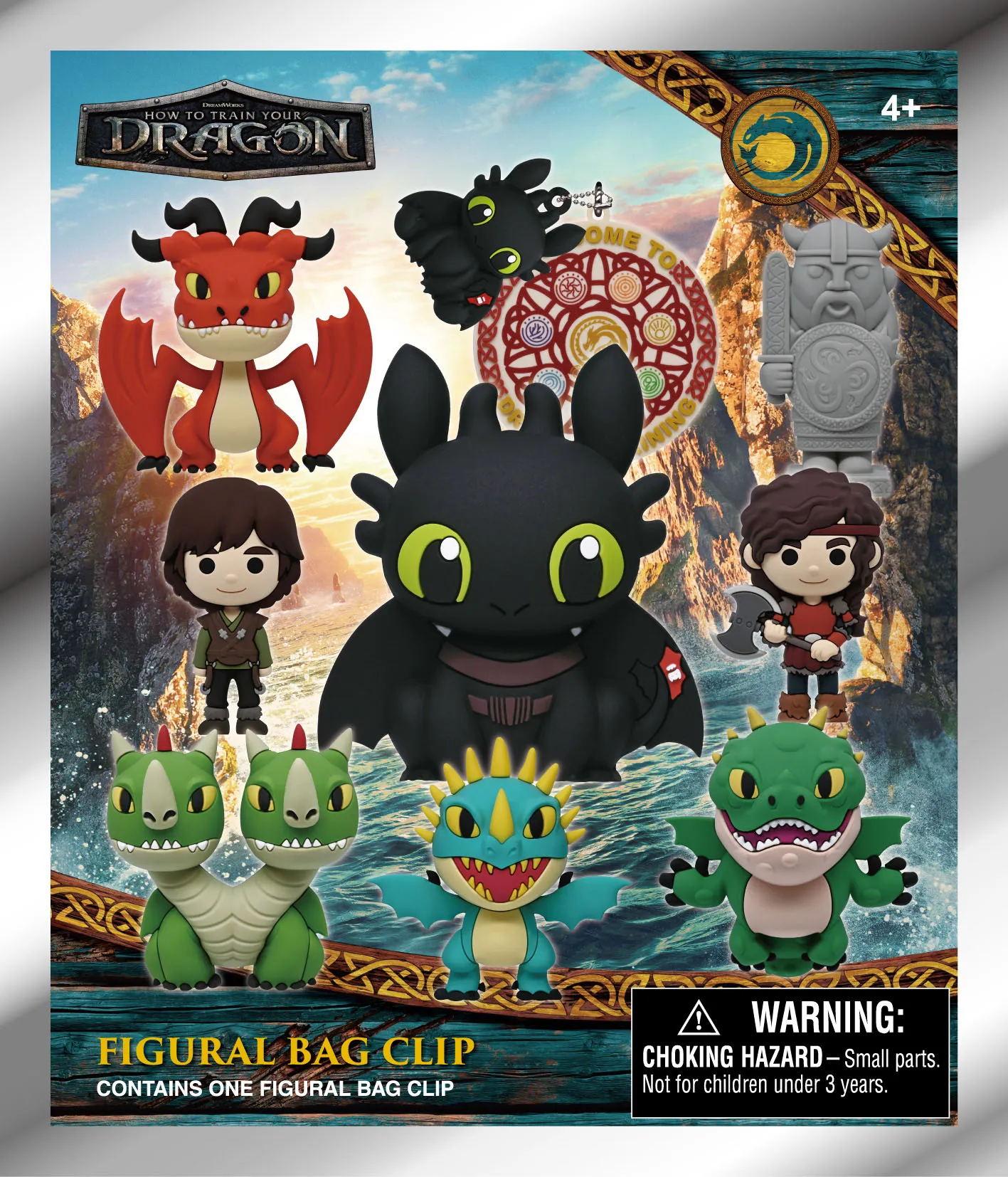 Clip ferma sacchetti How TO Train Your Dragon S2 Blind Box Display (24) DS Modellismo Clip ferma sacchetti How To Train Your