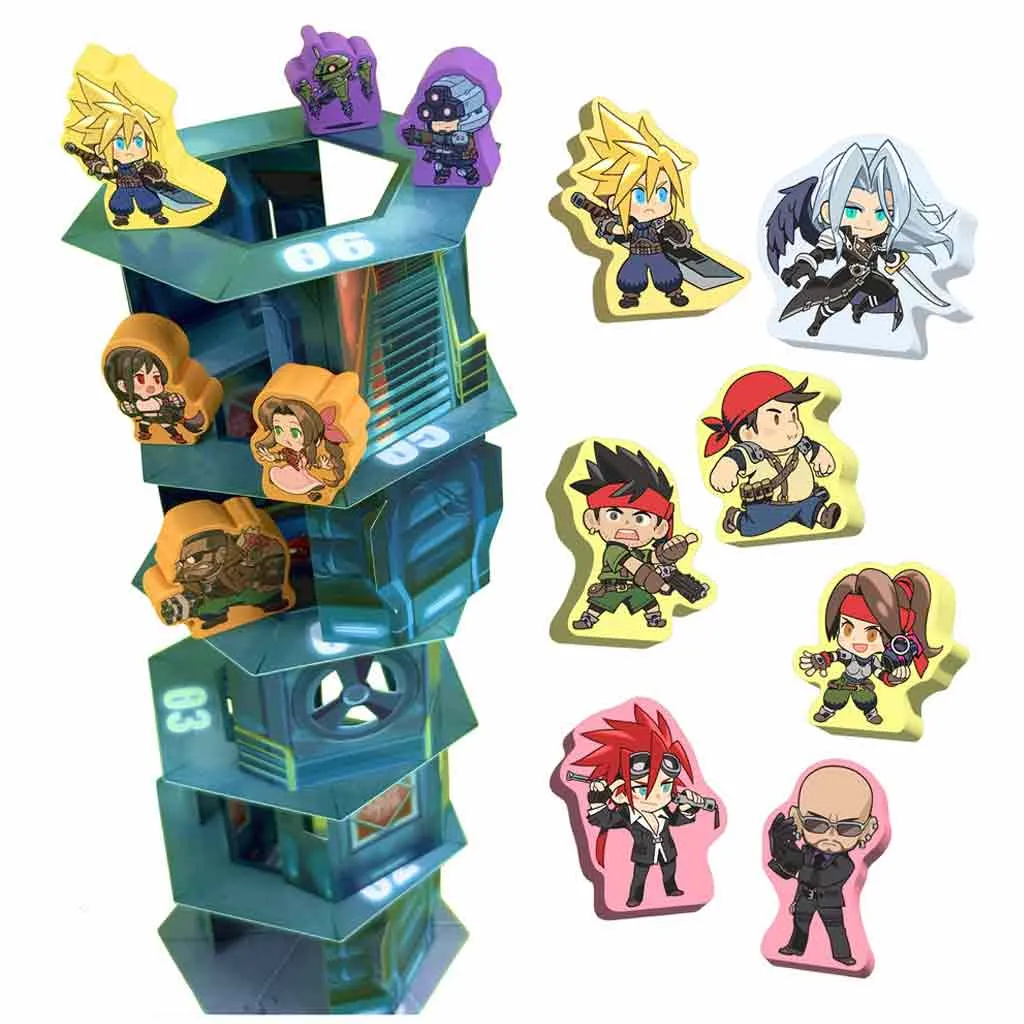Final Fantasy VII - Ascend the Shinra Tower - the Board Game DS Modellismo Final Fantasy VII Ascend Shinra Tower Board