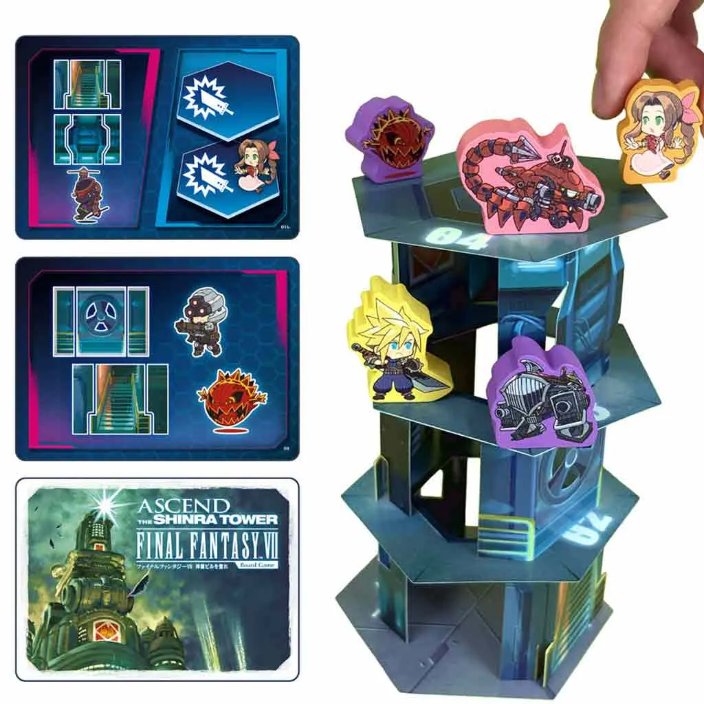 Final Fantasy VII - Ascend the Shinra Tower - the Board Game DS Modellismo Final Fantasy VII Ascend Shinra Tower Board