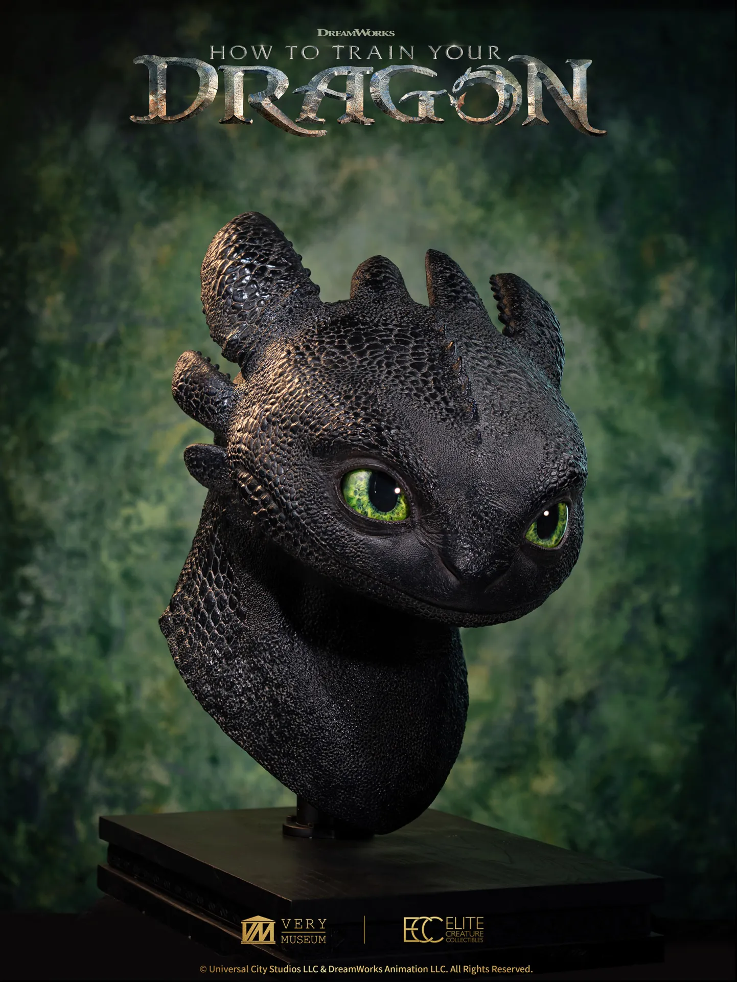 How TO Train Your Dragon – Toothless Life Size Bust DS Modellismo How To Train Your Dragon – Toothless Life