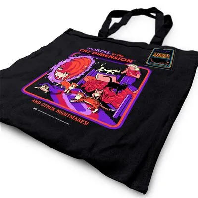Borsa in tela Steven Rhodes Portal TO the Cat Dimension DS Modellismo Borsa in tela Steven Rhodes Portal To Cat