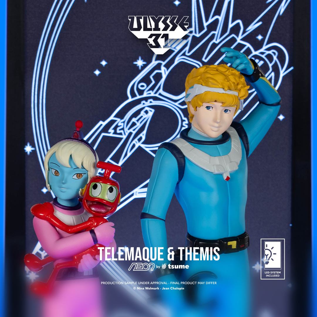 Ulysse 31 Telemachus & Themis Neon Figure DS Modellismo Ulysse 31 Telemachus & Themis Neon TSUME