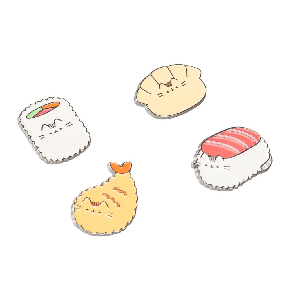 Set di spille Pusheen Sushi Roll (4) DS Modellismo di spille Pusheen Sushi Roll (4) GRUPO ERIK