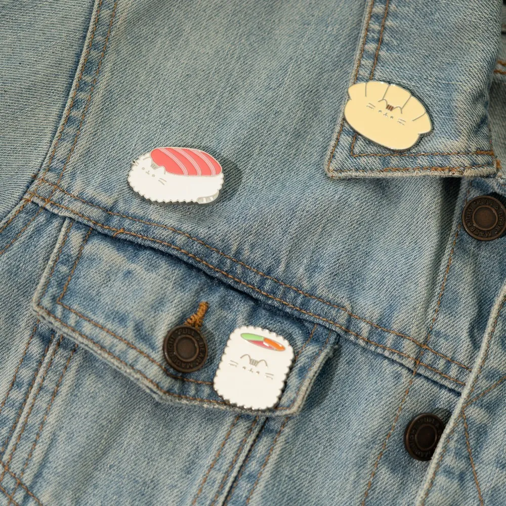 Set di spille Pusheen Sushi Roll (4) DS Modellismo di spille Pusheen Sushi Roll (4) GRUPO ERIK
