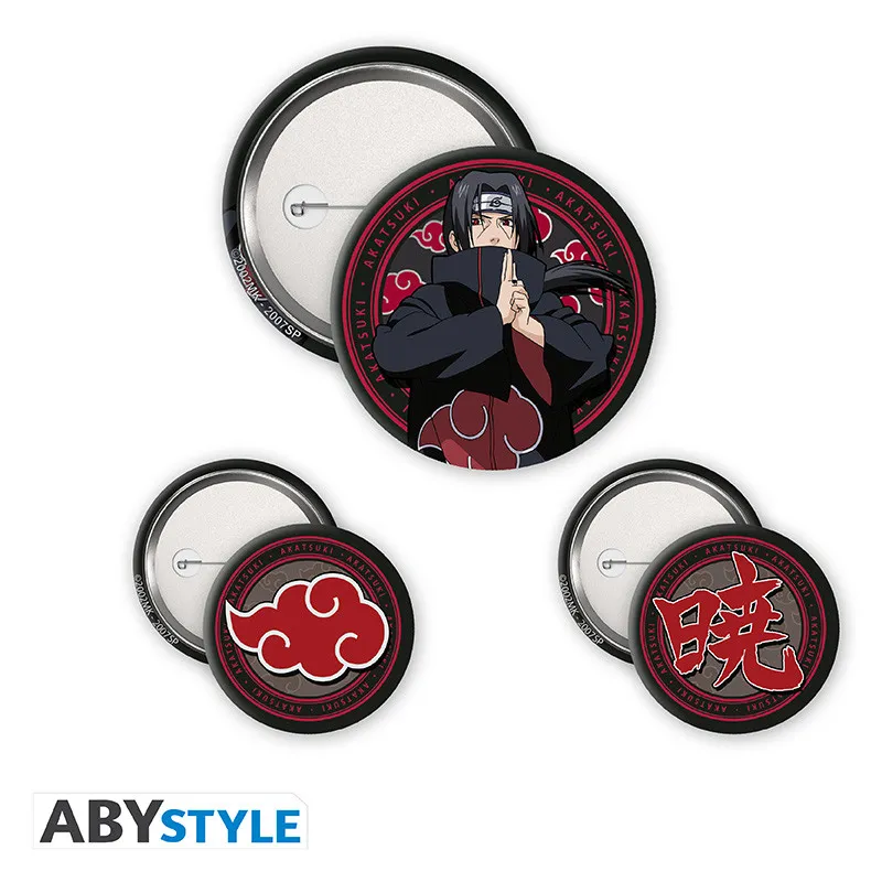 Naruto Shippuden Itachi & Akatsuki Badge Pack DS Modellismo Naruto Shippuden Itachi & Akatsuki Badge