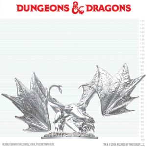 D&d Nolzur Young Sapphire Dragon WIZKIDS