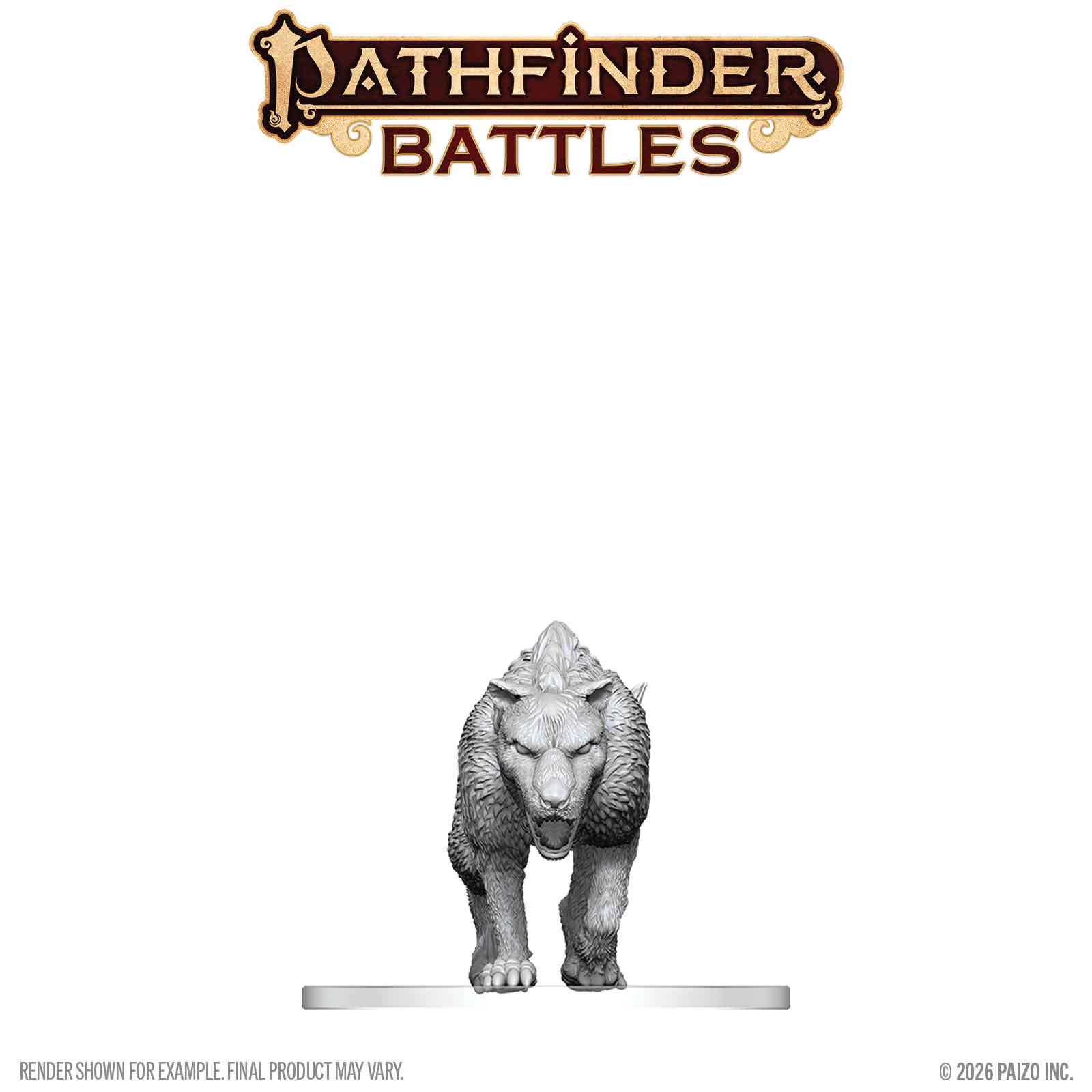 Pathfinder Battles Deep Cuts Hyaenodon DS Modellismo Pathfinder Battles Deep Cuts Hyaenodon