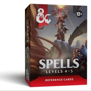 Dungeons & Dragons Reference Cards Spells