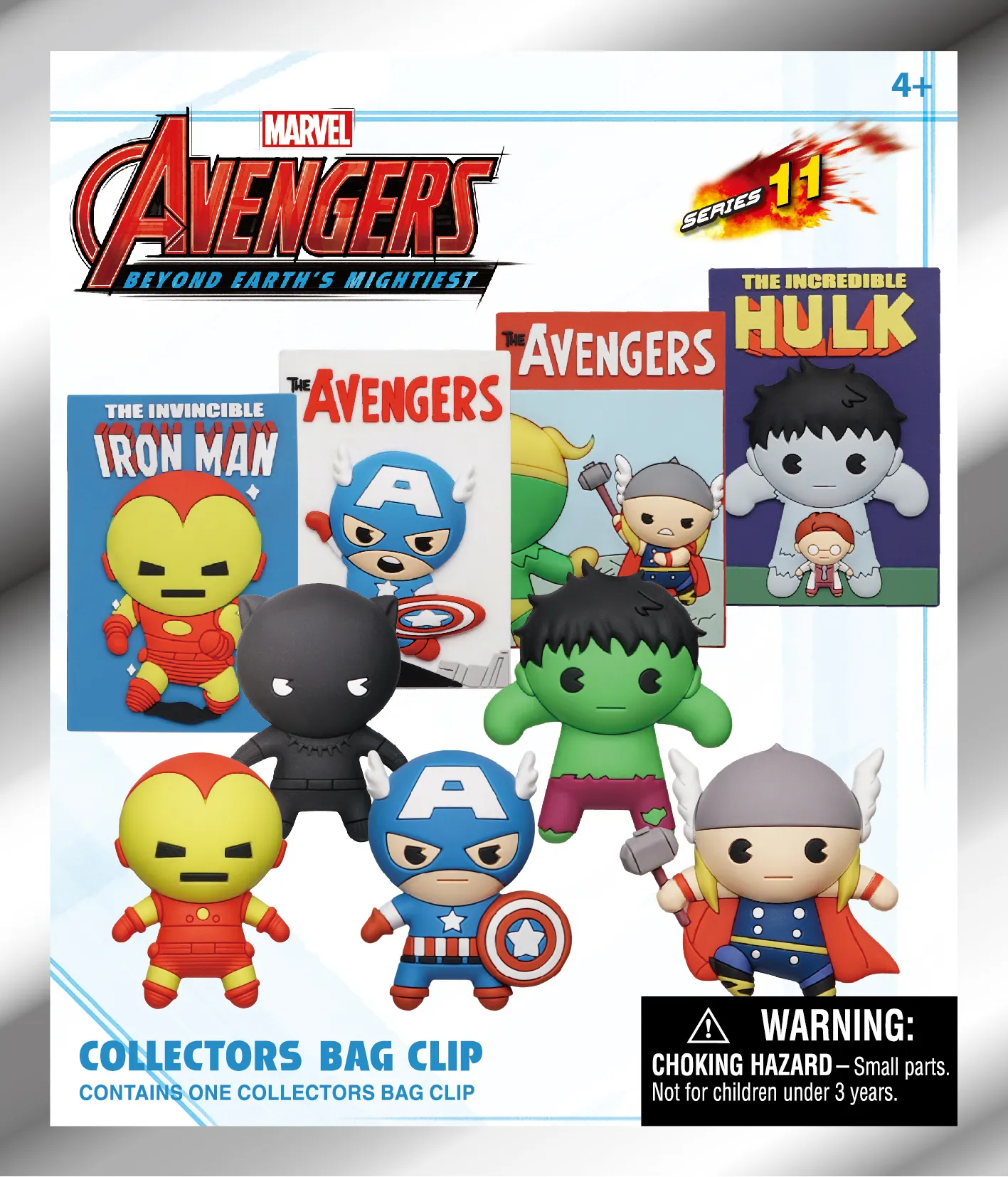 Clip ferma sacchetti Avengers 60TH Comic Covers Blind Box Display (24) DS Modellismo Clip ferma sacchetti Avengers 60TH Comic
