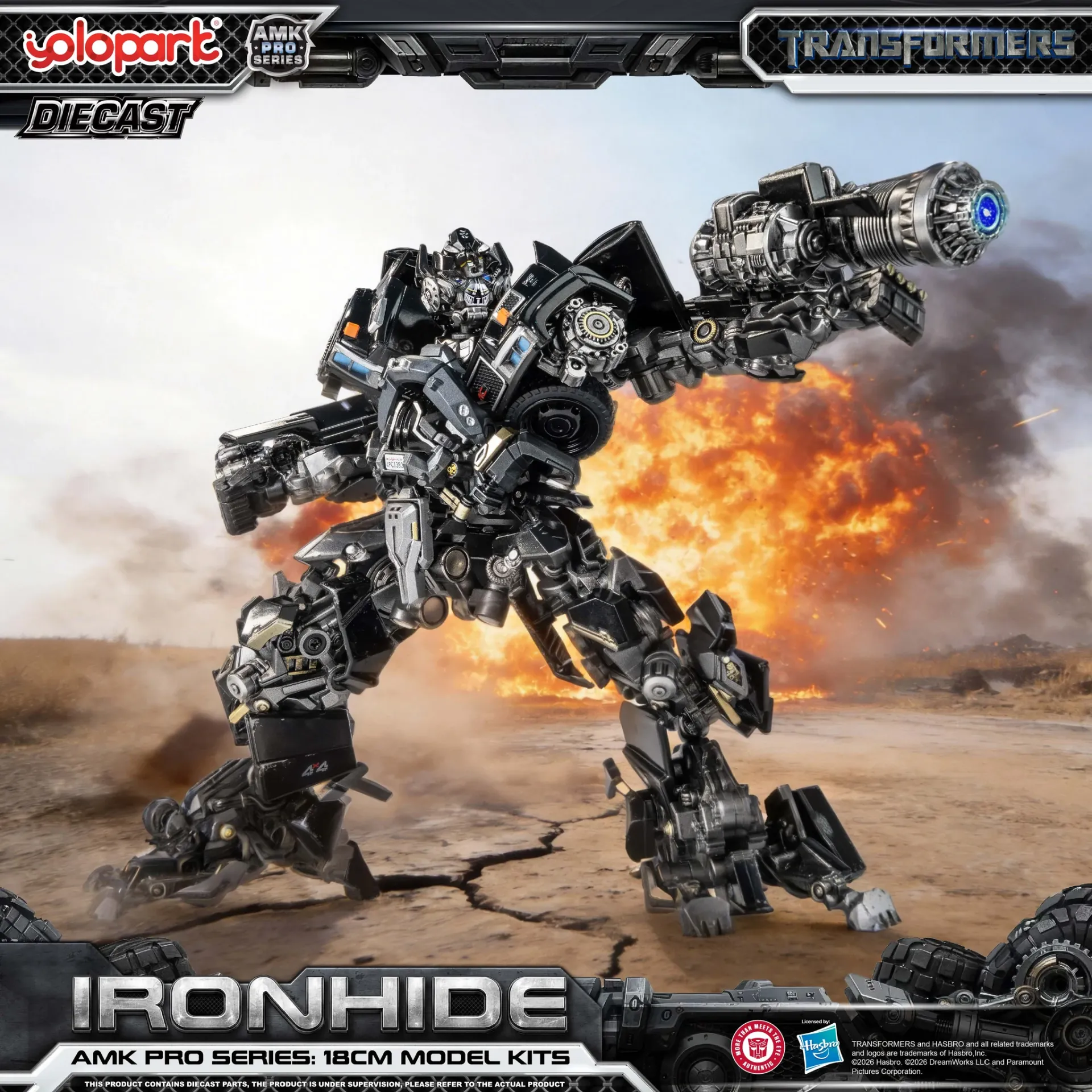 Transformers 2007 Ironhide AMK Pro Model Kit DS Modellismo Transformers 2007 Ironhide Amk Pro Model Kit