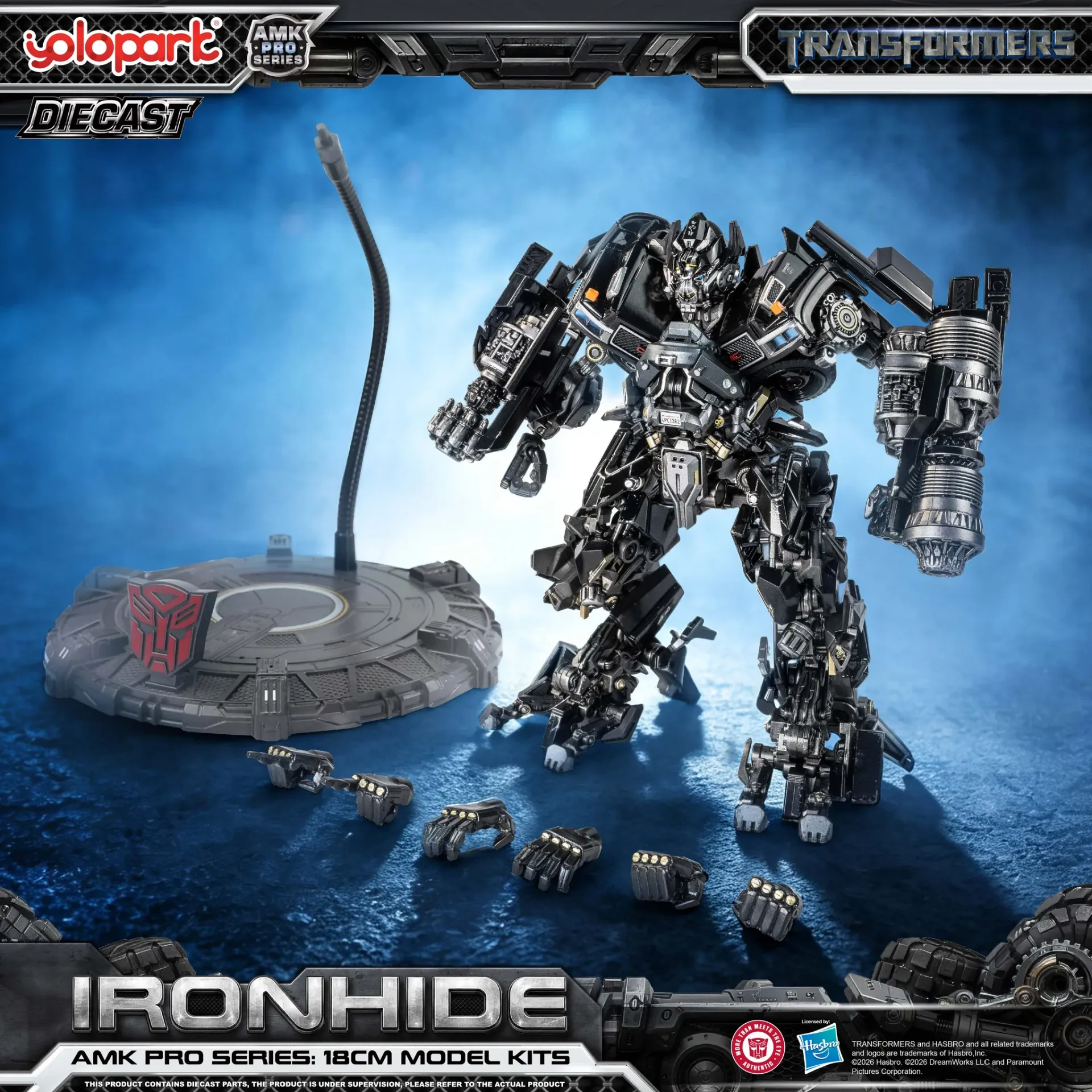 Transformers 2007 Ironhide AMK Pro Model Kit DS Modellismo Transformers 2007 Ironhide Amk Pro Model Kit