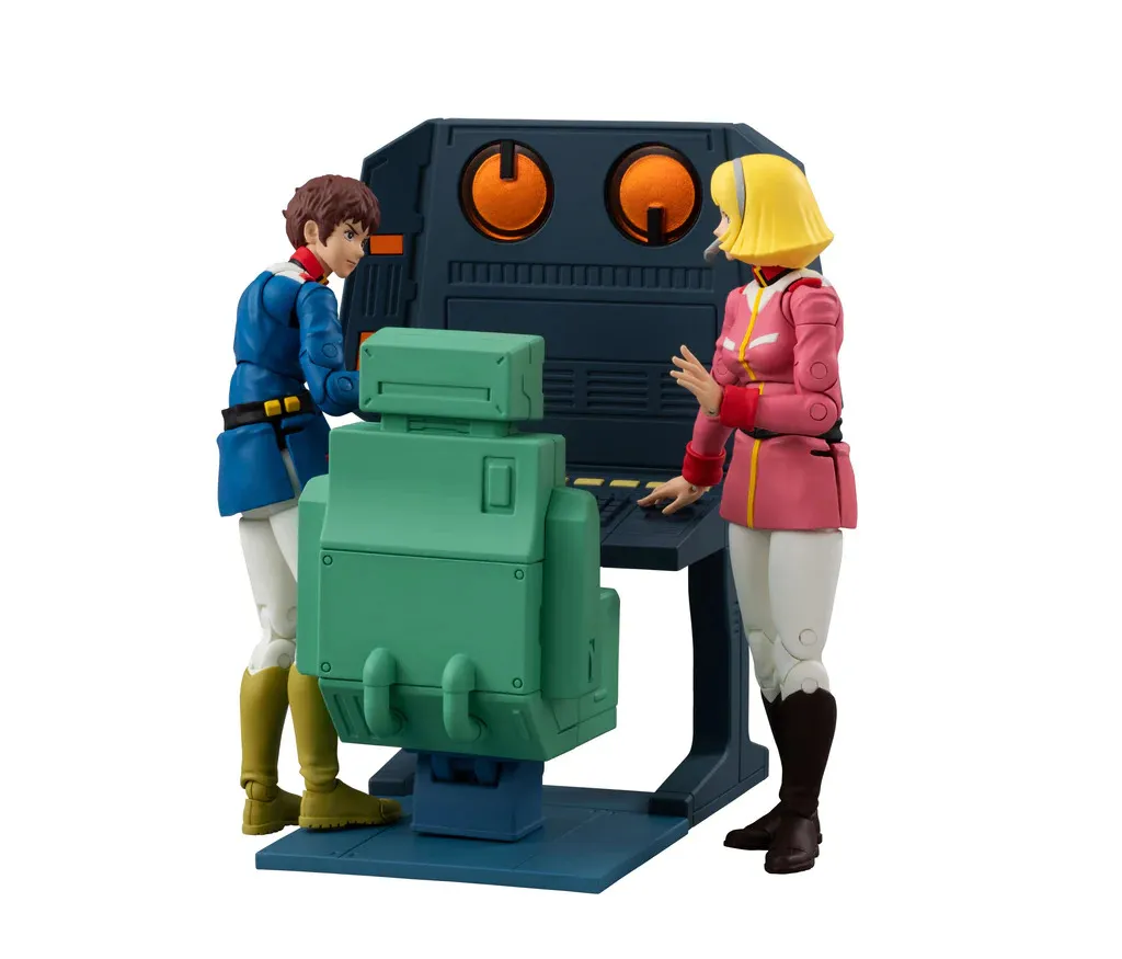 Gmg Collection EX Mobile Suit Gundam White Base Bridge Communications Officer Desk Set DS Modellismo Gmg Ex Mobile Suit Gundam White Base Bridge