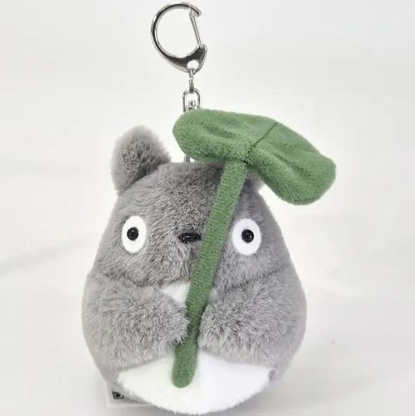 Portachiavi Il mio vicino Totoro Big Totoro with Leaf Nakayoshi DS Modellismo Portachiavi Il mio vicino Totoro Big Totoro