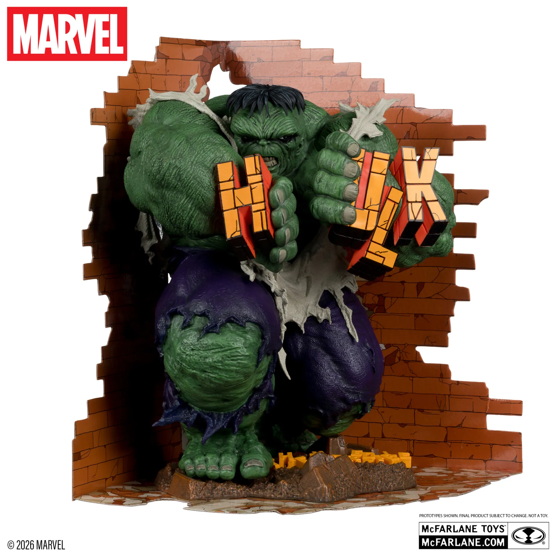 Marvel Collection 1:6 the Incredible Hulk #345 Green Hulk Variant Figure DS Modellismo Marvel Collection Incredible Hulk scala 1:6