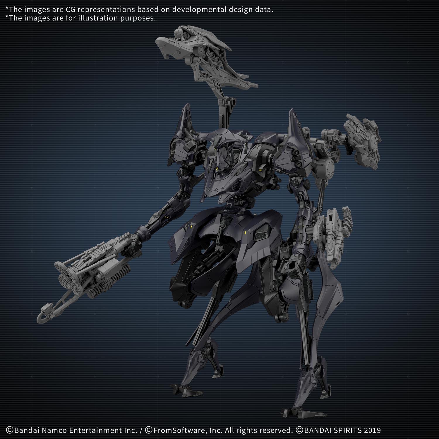 30 mm Armored Core VI Fires OF Rubicon Schneider NACHTREIHER/40E Dual Nature DS Modellismo Armored Core VI Fires Rubicon Schneider