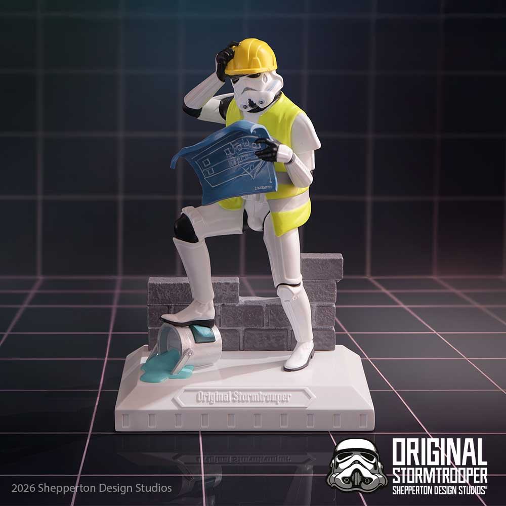 Stormtrooper Hit A Brick Wall Figure DS Modellismo Stormtrooper Hit A Brick Wall NEMESIS NOW