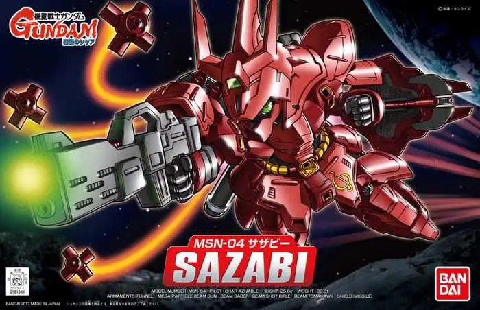 BB Sazabi #382 DS Modellismo Bb Sazabi #382 BANDAI MODEL KIT GUNPLA