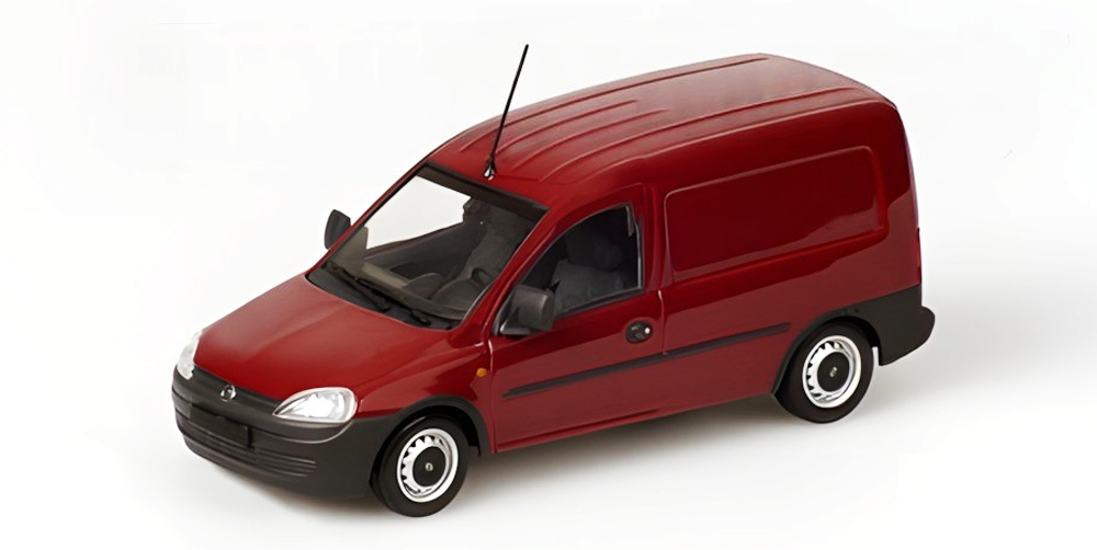 Opel Combo 2002 Red DS Modellismo Opel Combo 2002 Red scala 1/43 Minichamps