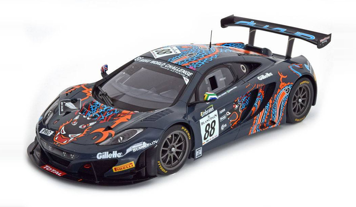 McLAREN 12C GT3 #88 Dragon 24H Spa 2013 DS Modellismo McLAREN 12C GT3 #88 Dragon 24H scala 1/18