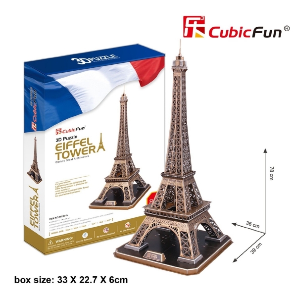 Torre Eiffel Parigi DS Modellismo Torre Eiffel Parigi Cubicfun