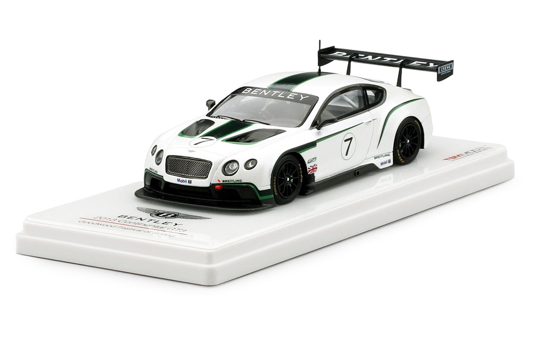 Bentley Continental GT3 Goodwood Festival OF Speed 2013 DS Modellismo Bentley Continental GT3 Goodwood scala 1/43