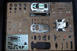 Quadro Vetrina Bentley GT3 Team scala 1/43