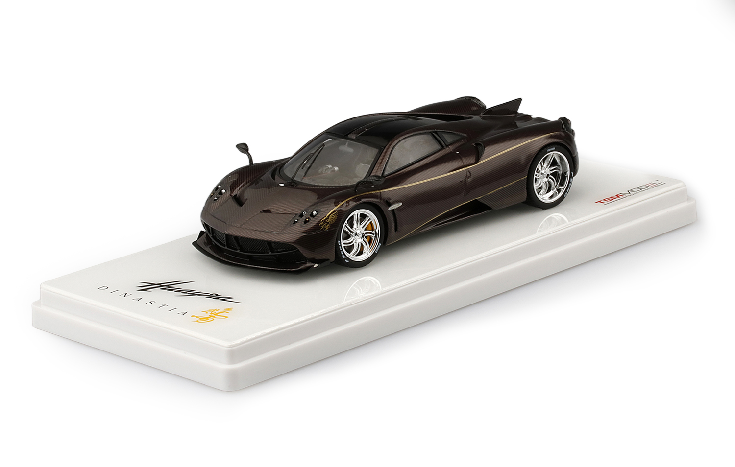 Pagani Huayra Dinastia Chiwen Protective Fragon Red Carbon DS Modellismo Pagani Huayra Dinastia Chiwen scala 1/43