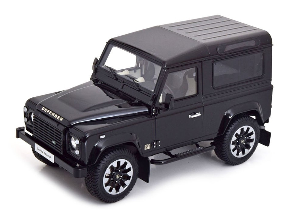 Land Rover Defender 90 Works V8 70TH Edition Black 2018 DS Modellismo Land Rover Defender 90 Works V8 scala 1/18