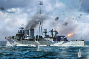 Hms Colombo scala 1/700 Trumpeter Kit