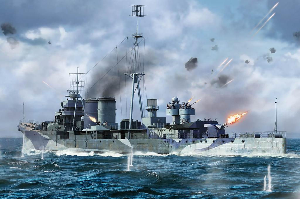 Hms Colombo DS Modellismo Hms Colombo scala 1/700 Trumpeter Kit